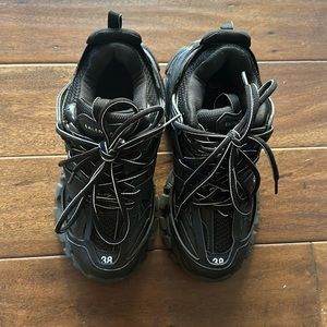 Black Balenciaga track sneaker